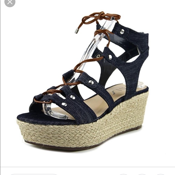unisa denim sandals